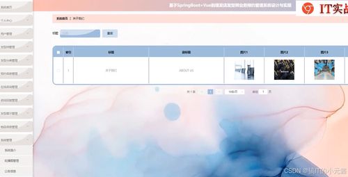基于SpringBoot與Vue的理發店發型師業務預約管理系統設計與實現